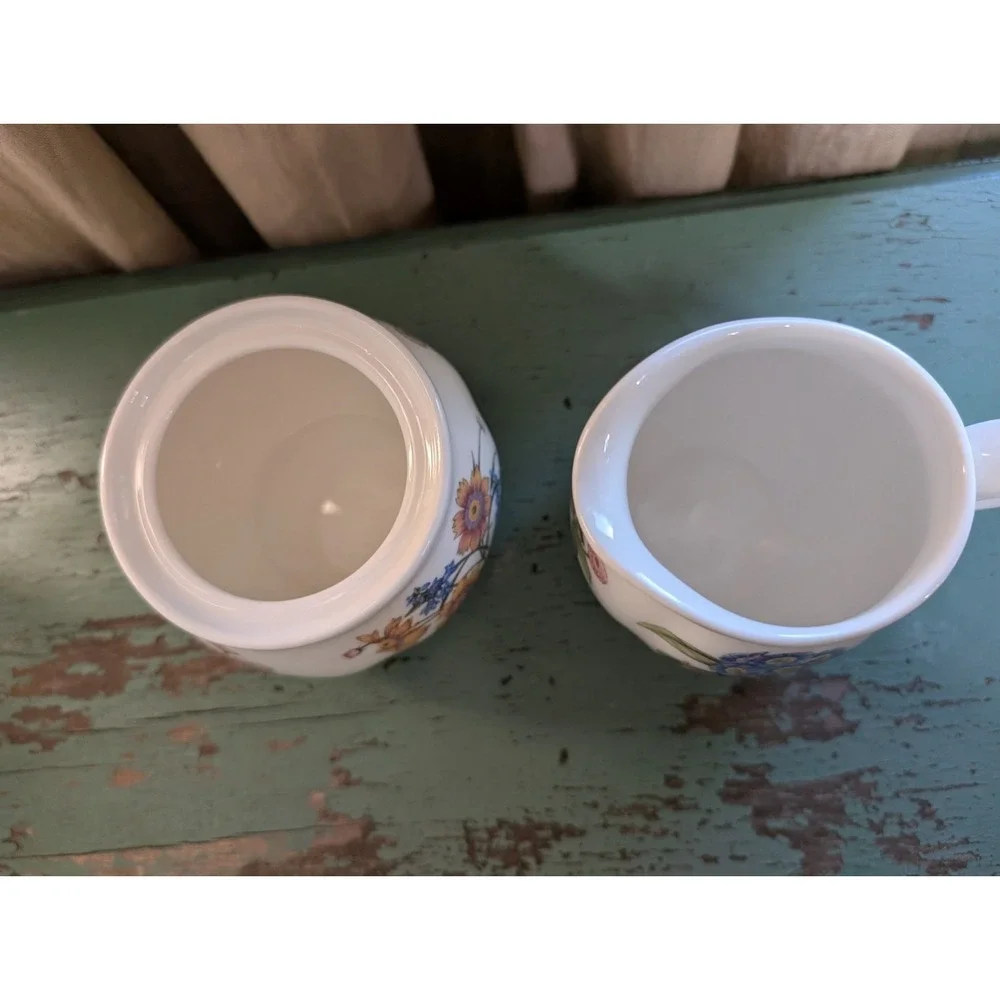 NORITAKE Gourmet Garden Creamer &‎ Sugar Set